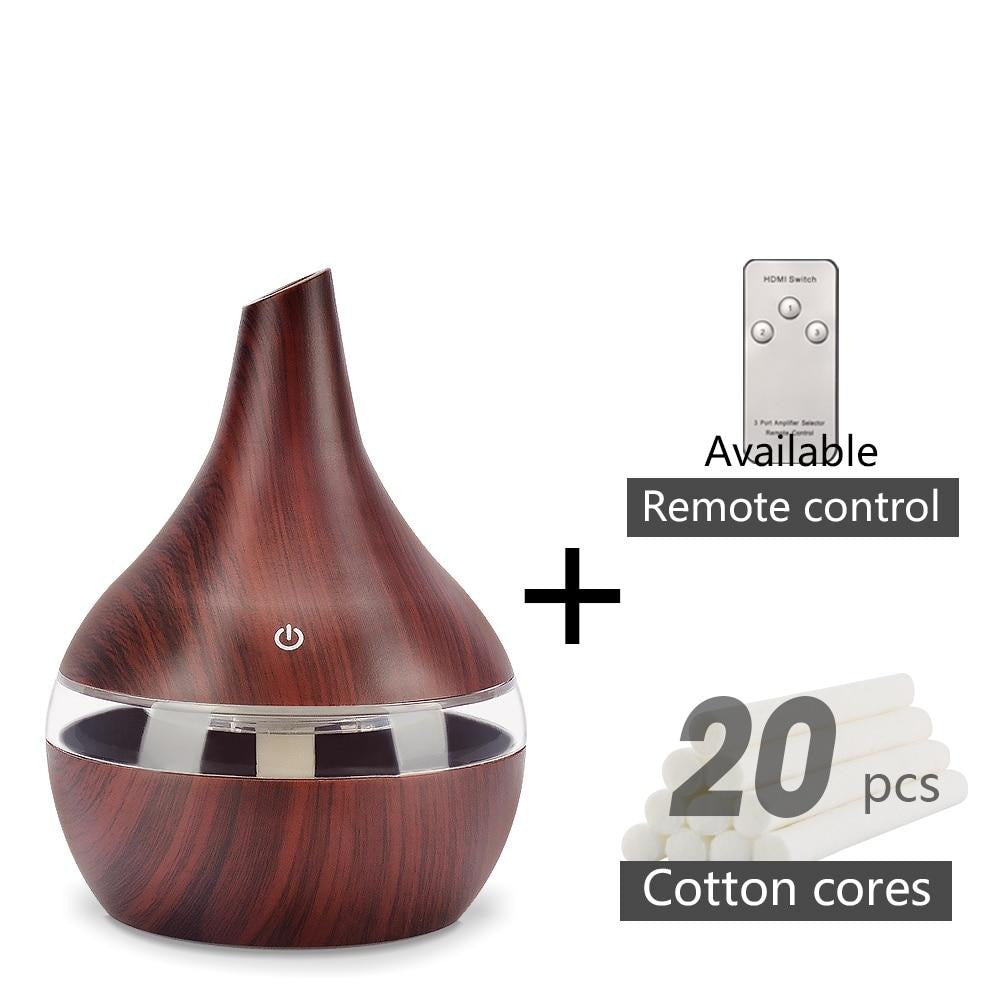 300ml USB Humidifier Electric Oil Aromatherapy